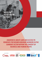 Women Migrant Workers in the Garment Sector in India - A baseline report on awareness about laws and access to remedy