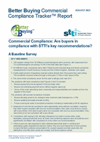 The Better Buying Commercial Compliance Tracker