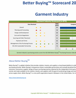 Better BuyingTM 2020 Garment Industry Scorecard