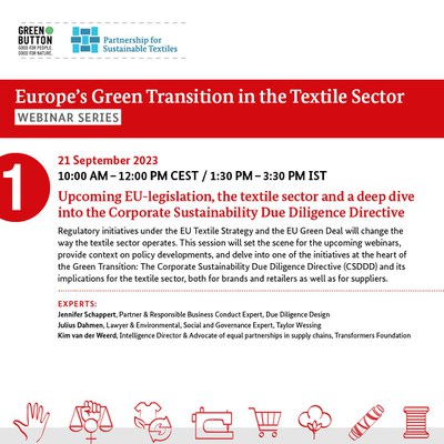 Upcoming EU legislation, the textile sector and a deep dive into the corporate sustainability due diligence directive