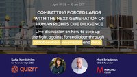 Webcast: Combatting forced labor with the next generation of Human Rights Due Diligence