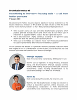 Technical 17: Transitioning to Innovative Financing Tools (Knowledge Product)