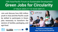 Asia Pacific Forum on Sustainable Development (APFSD) Side Event on Green Jobs for Circularity