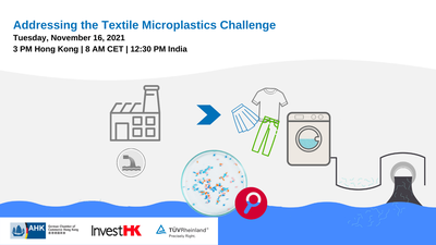 Addressing the Textile Microplastics Challenge > Pre-Consumer & Consumer stage (with HKRIA, GIZ, HKUST, TUV Rheinland)