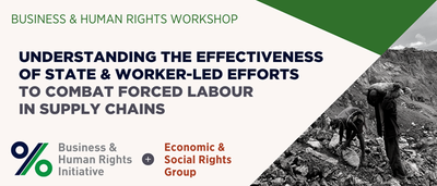 Understanding the Effectiveness of State and Worker-Led Efforts to Combat Forced Labour in Supply Chains