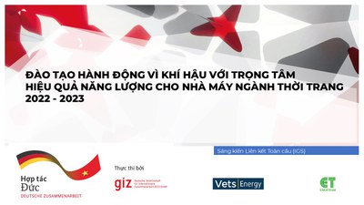 Tài liệu đào tạo online Hành động vì khí hậu về Hiệu quả năng lượng cho các nhà sản xuất thời trang