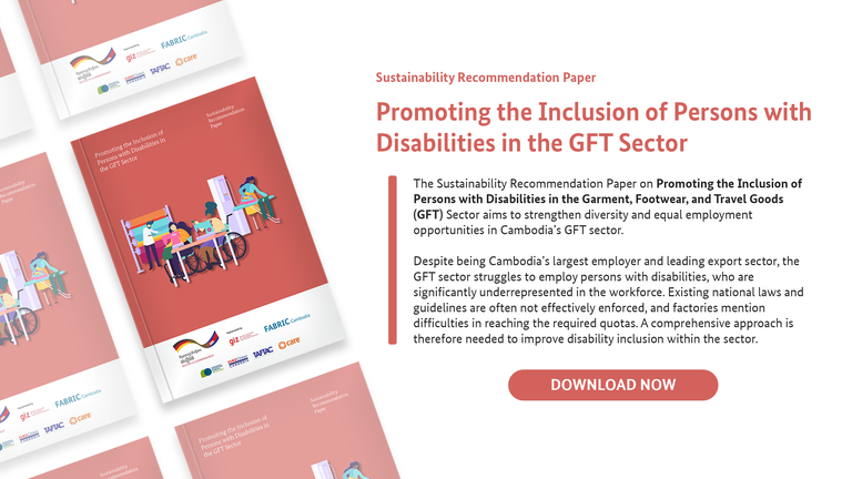 Promoting the Inclusion of Persons with Disabilities in the GFT Sector Promoting the Inclusion of Persons with Disabilities in the GFT Sector