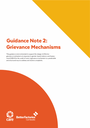 Guidance Note 2: Grievance Mechanisms