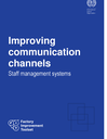 Factory Improvement Toolset: Improving communication channels - Staff management systems
