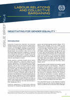 Labour Relations and Collective Bargaining - Negotiating for Gender Equality