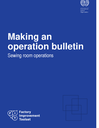 Factory Improvement Toolset: Making an operation bulletin - Sewing room operations