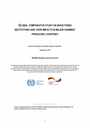 Global comparative study on wage fixing institutions and their impacts in major garment producing countries