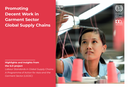 Promoting Decent Work in Garment Sector Global Supply Chains