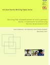 Securing the competitiveness of Asia’s garment sector: A framework for enhancing factory-level productivity