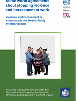 An easy to read guide about stopping violence and harassment at work