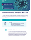 Communicating with your workers - Building resilience during and after the COVID-19 pandemic