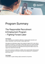 Quizrr Responsible Recruitment and Employment Program Summary