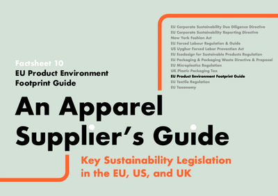 Factsheet 10 - EU Product Environment Footprint Guide