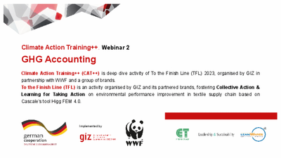 GHG Accounting (CAT++ Webinar 2)