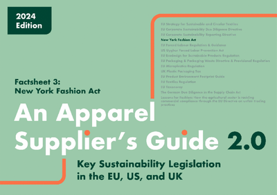 Fact Sheet 3: New York Fashion Act