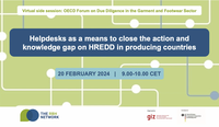 OECD Forum: Helpdesks as a means to close the action & knowledge gap on HREDD in producing countries